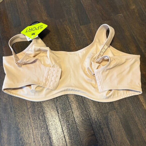 Wacoal High Impact Sports Bra, Sand 38H - Picture 4 of 5